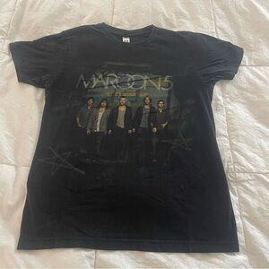 MAROON 5 2008 Concert Band Tee Size S